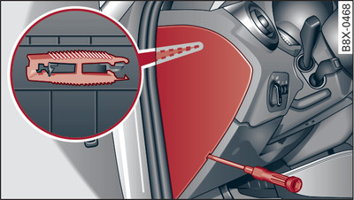 Cockpit Fahrerseite (Linkslenker): Abdeckung